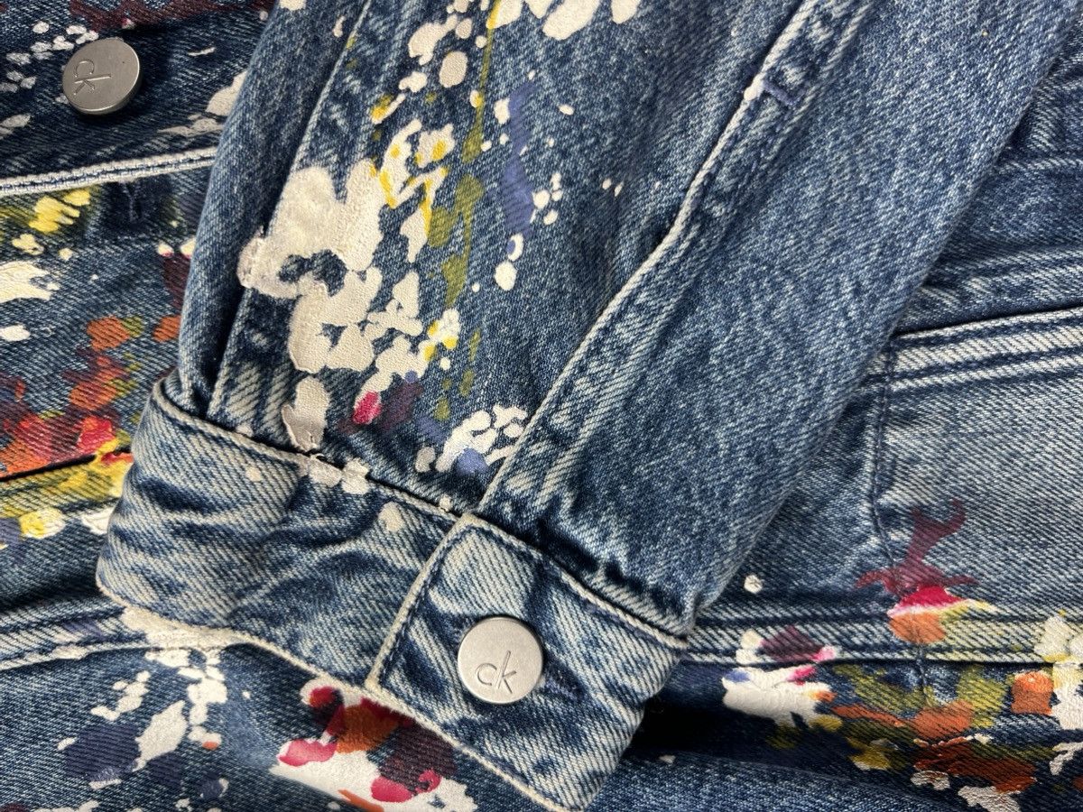 Calvin Klein Calvin Klein Paint Splatter Denim Jacket (Size L) – Unworn Size US L / EU 52-54 / 3 - 5 Thumbnail