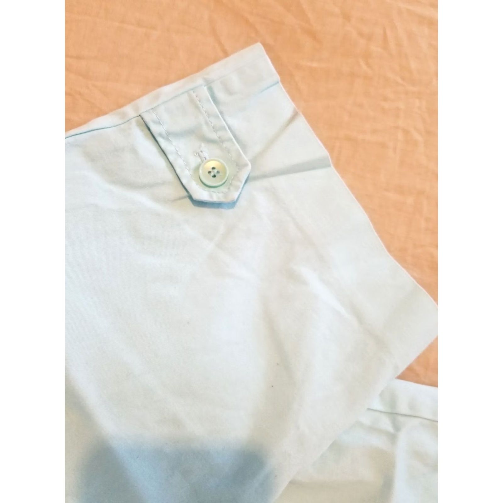 Talbots Womens Talbots Khaki Dress Pants 16 Blue Cotton Slack Trouser Stretch Size 38" / US 16 / IT 52 - 4 Thumbnail