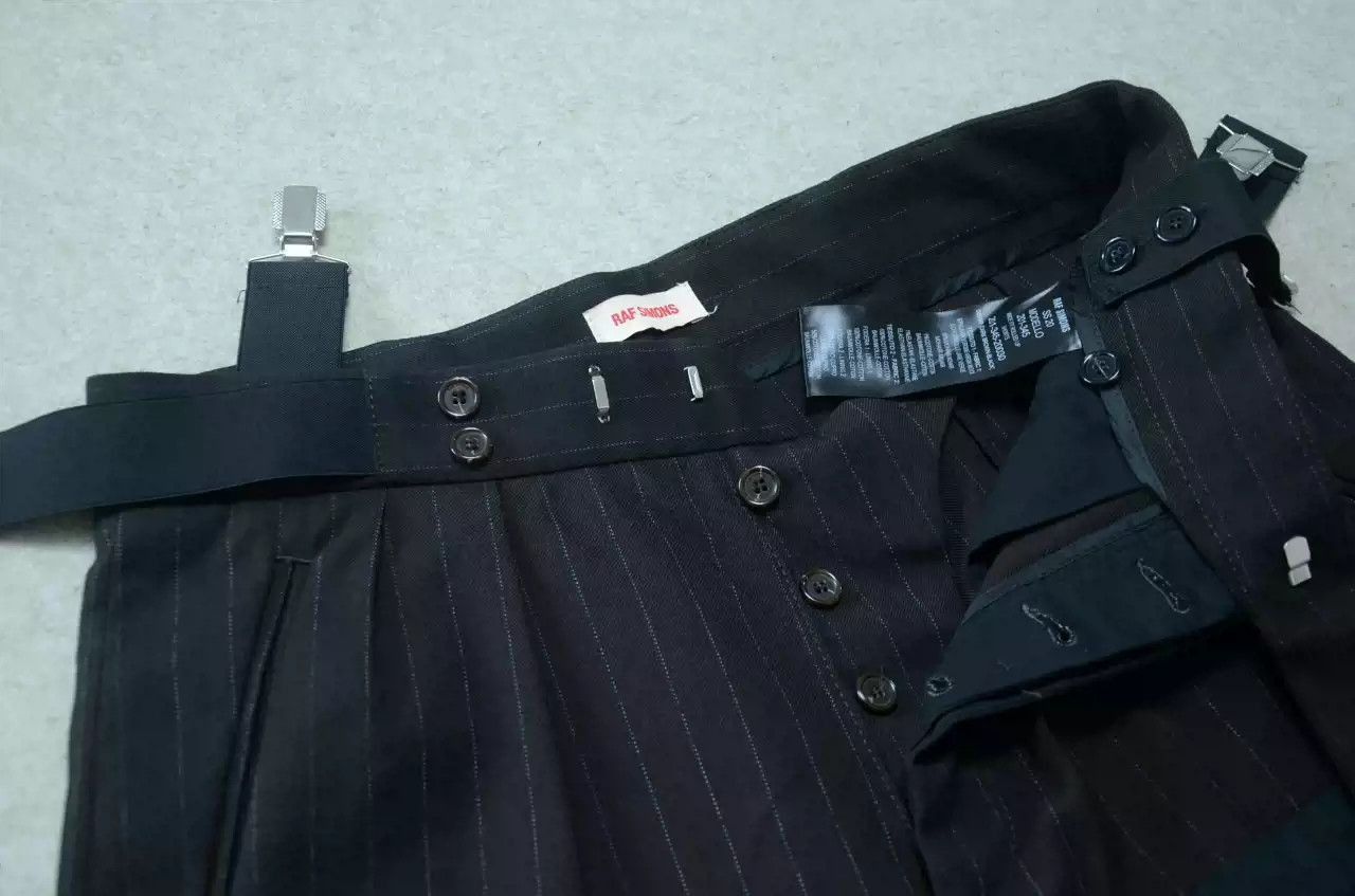Raf Simons RAF SIMONS patchwork wool casual pants suit pants shorts-25 Size US 30 / EU 46 - 4 Thumbnail