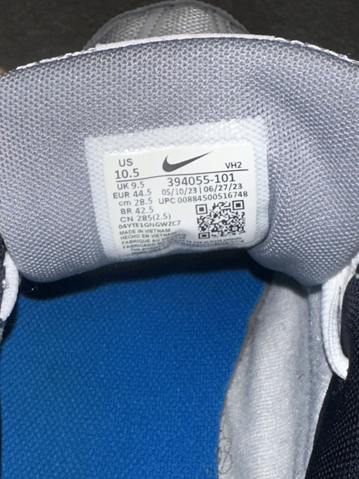 Nike Nike Initiator White/Navy – Size 10.5 Size US 10.5 / EU 43-44 - 8 Thumbnail