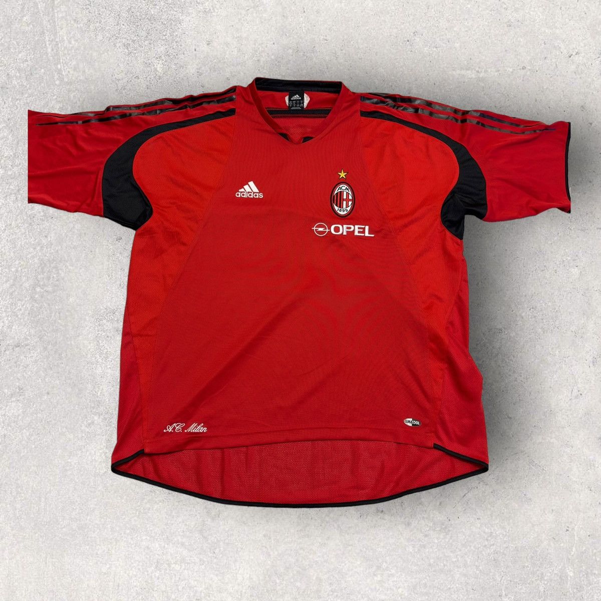 Adidas × Vintage Vintage AC Milan shirt Size US XL / EU 56 / 4 - 1 Thumbnail