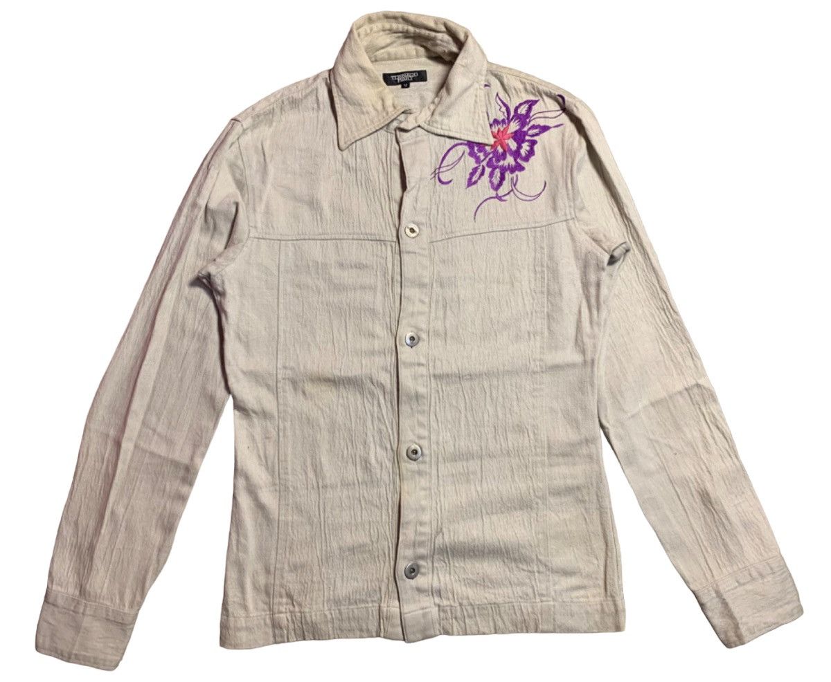 Japanese Brand × Tornado Mart 90s TORNADO MART EMBROIDERED LOGO BUTTON UP SHIRT Size US M / EU 48-50 / 2 - 1 Thumbnail