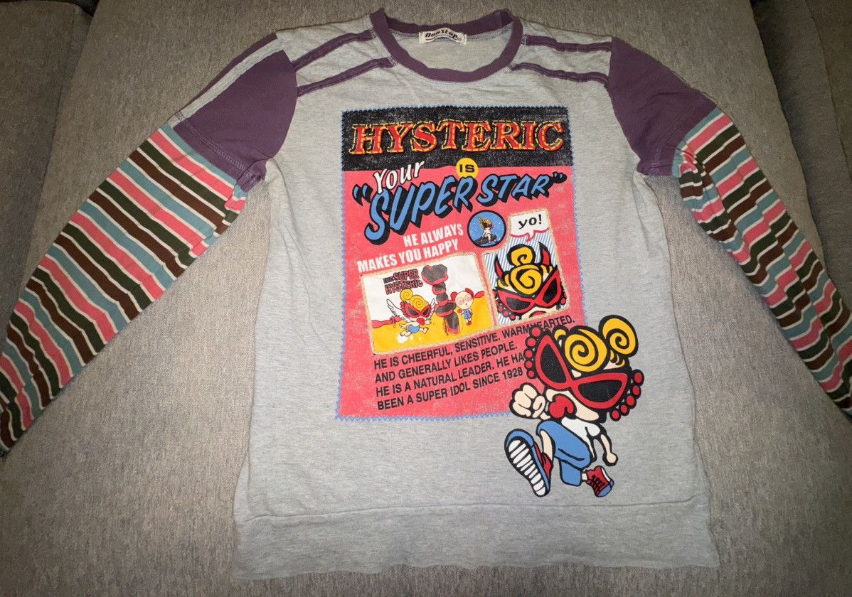 Other Vintage NONSTOP Superstar Raglan Japanese Streetwear Homage Size XS / US 0-2 / IT 36-38 - 2 Thumbnail