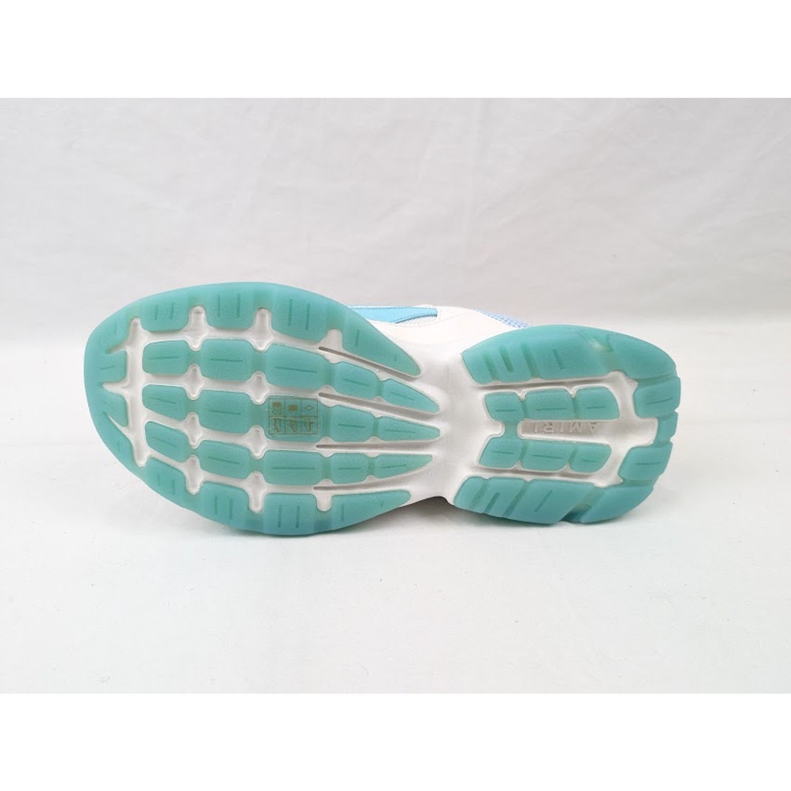 Amiri o1rshd1 Bone Runner Low-Top Sneakers in Baby Blue Size US 13 / EU 46 - 9 Thumbnail