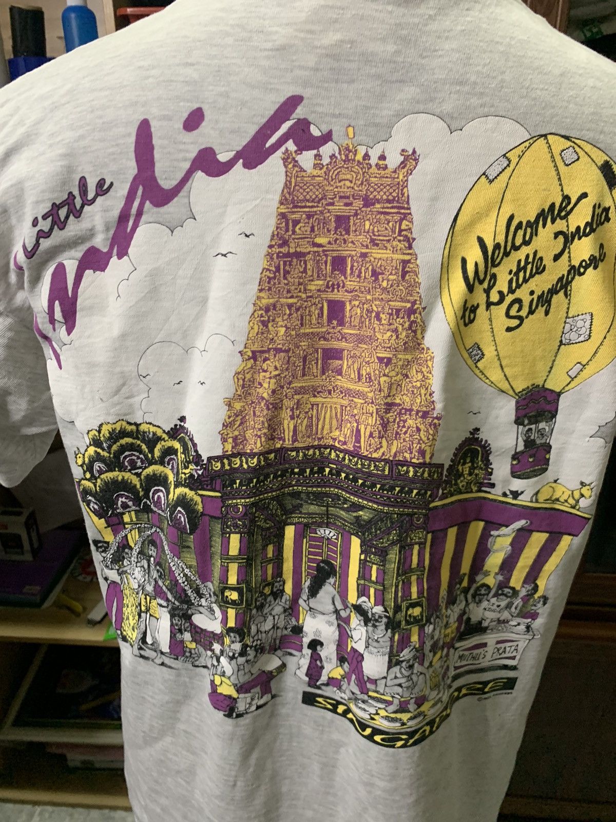 Designer × Vintage Vintage Little India Singapore Printed T-shirt Size US M / EU 48-50 / 2 - 6 Thumbnail