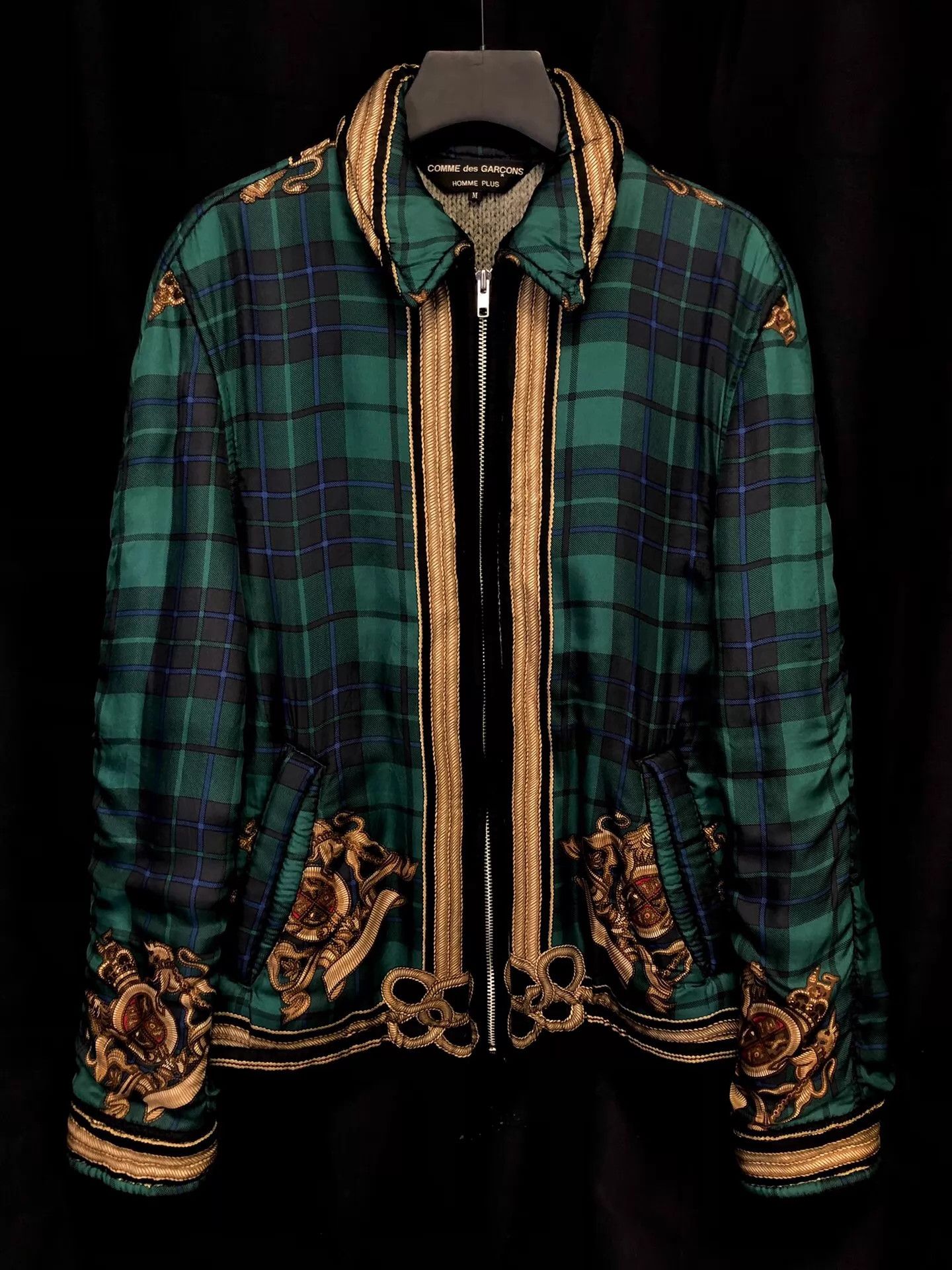 Comme des Garcons CDG 99AW Hermès Runway Rare Silk-Wool Jacket Size US M / EU 48-50 / 2 - 1 Thumbnail