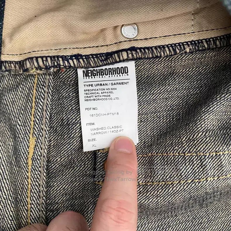 Neighborhood Neighborhood size XL Basic Washed Denim Jeans Size US 27 - 9 Thumbnail
