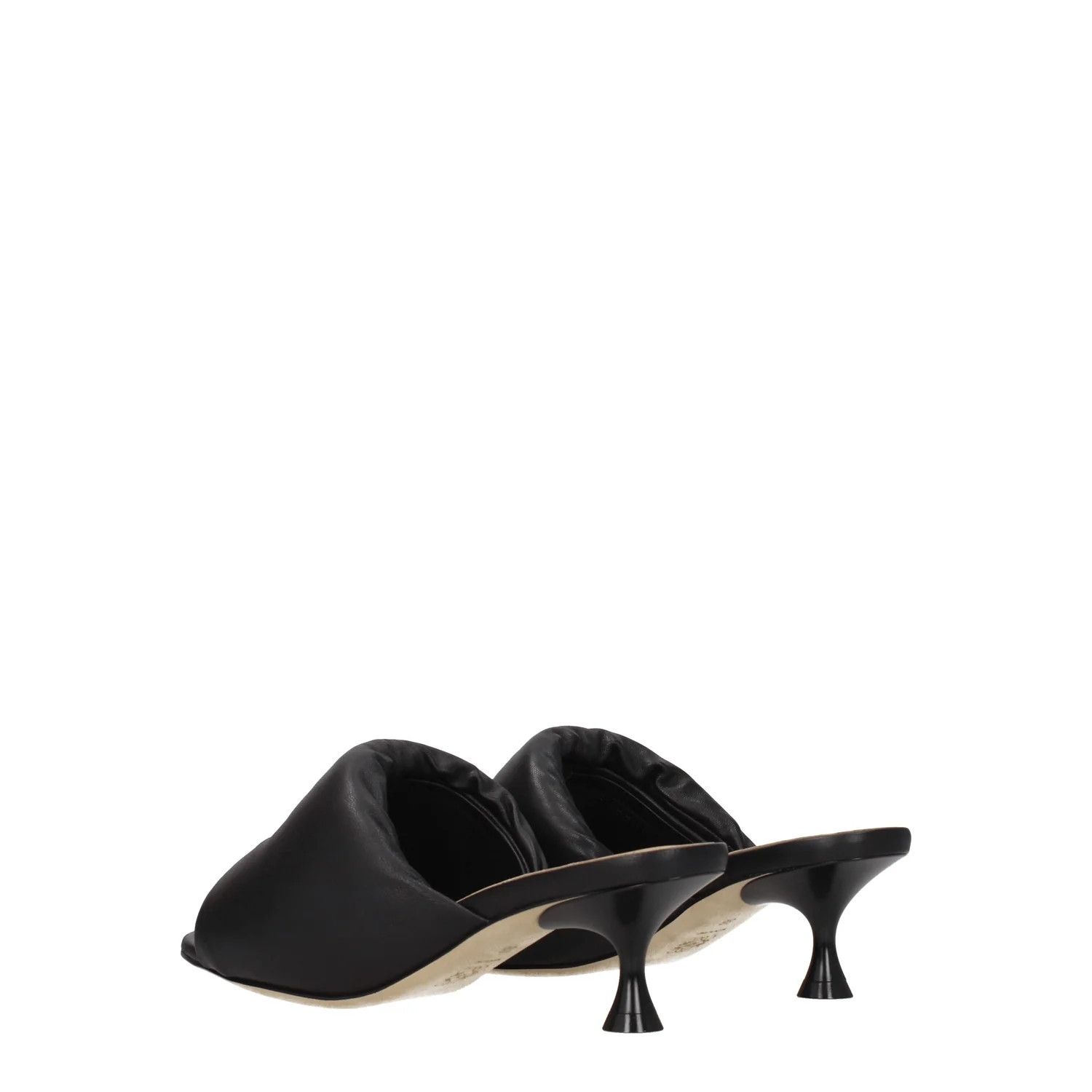 Loewe ob1o1e1124 Leather Sandals in Black Size US 5 / IT 35 - 4 Thumbnail