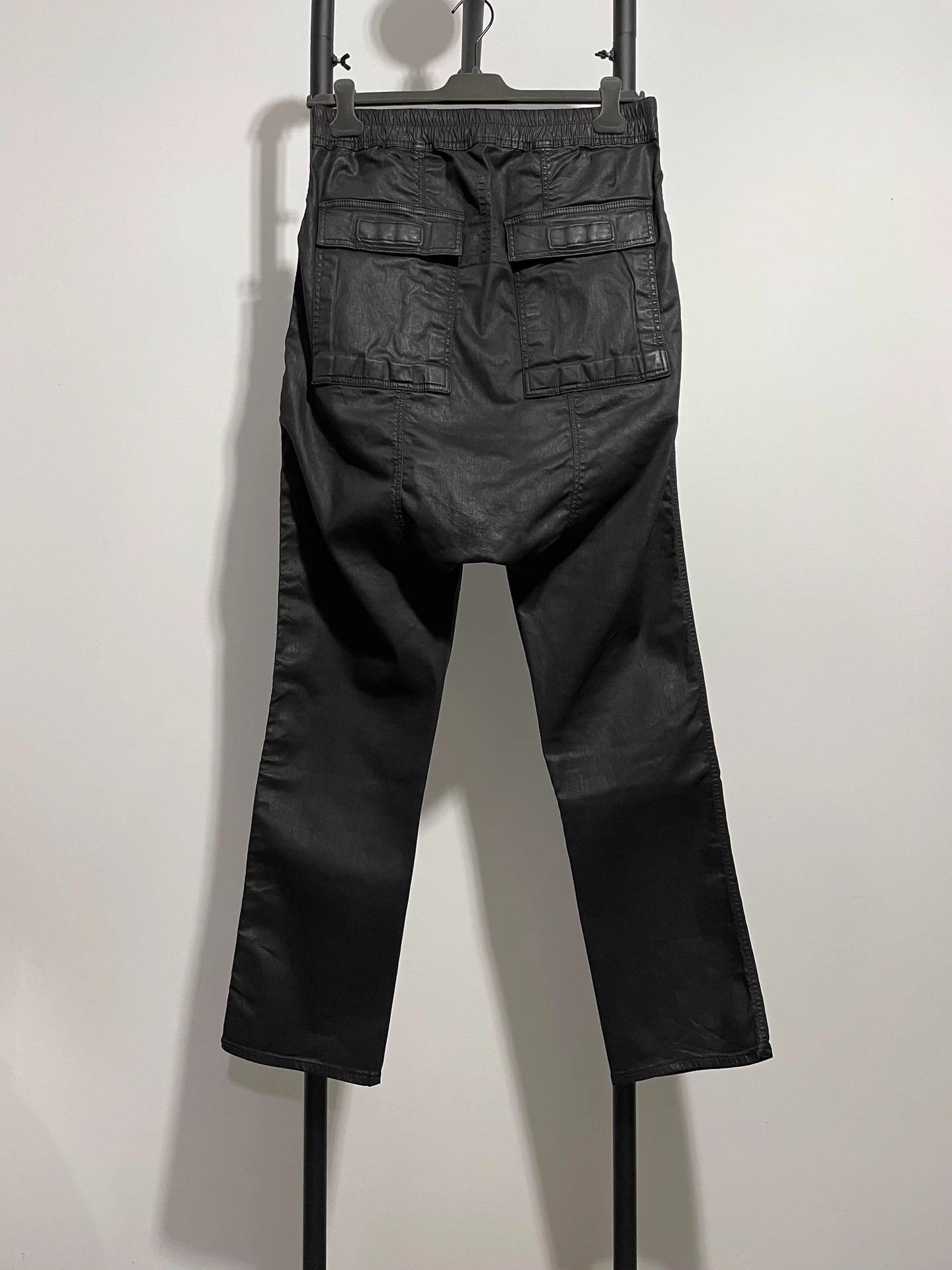 Rick Owens Rick Owens RO waxed long pants L Size US 40 / EU 56 - 2 Thumbnail