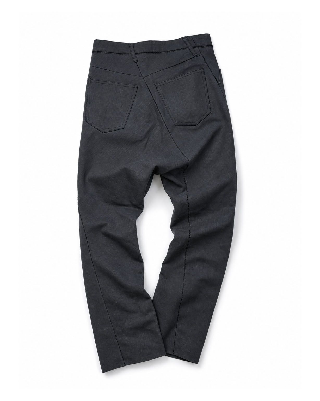 Carol Christian Poell Carol Christian Poell Asymmetrical Dropcrotch Overlock Jeans Size US 29 - 2 Thumbnail