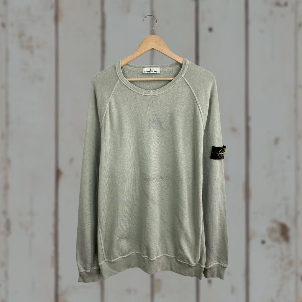Stone Island Stone Island Sweatshirt Mens XXL Green Retro Y2K Pullover Sweatshirt Size 2XL Green Stone Island Retro 90s Style Mens Size US XXL / EU 58 / 5 - 1 Thumbnail