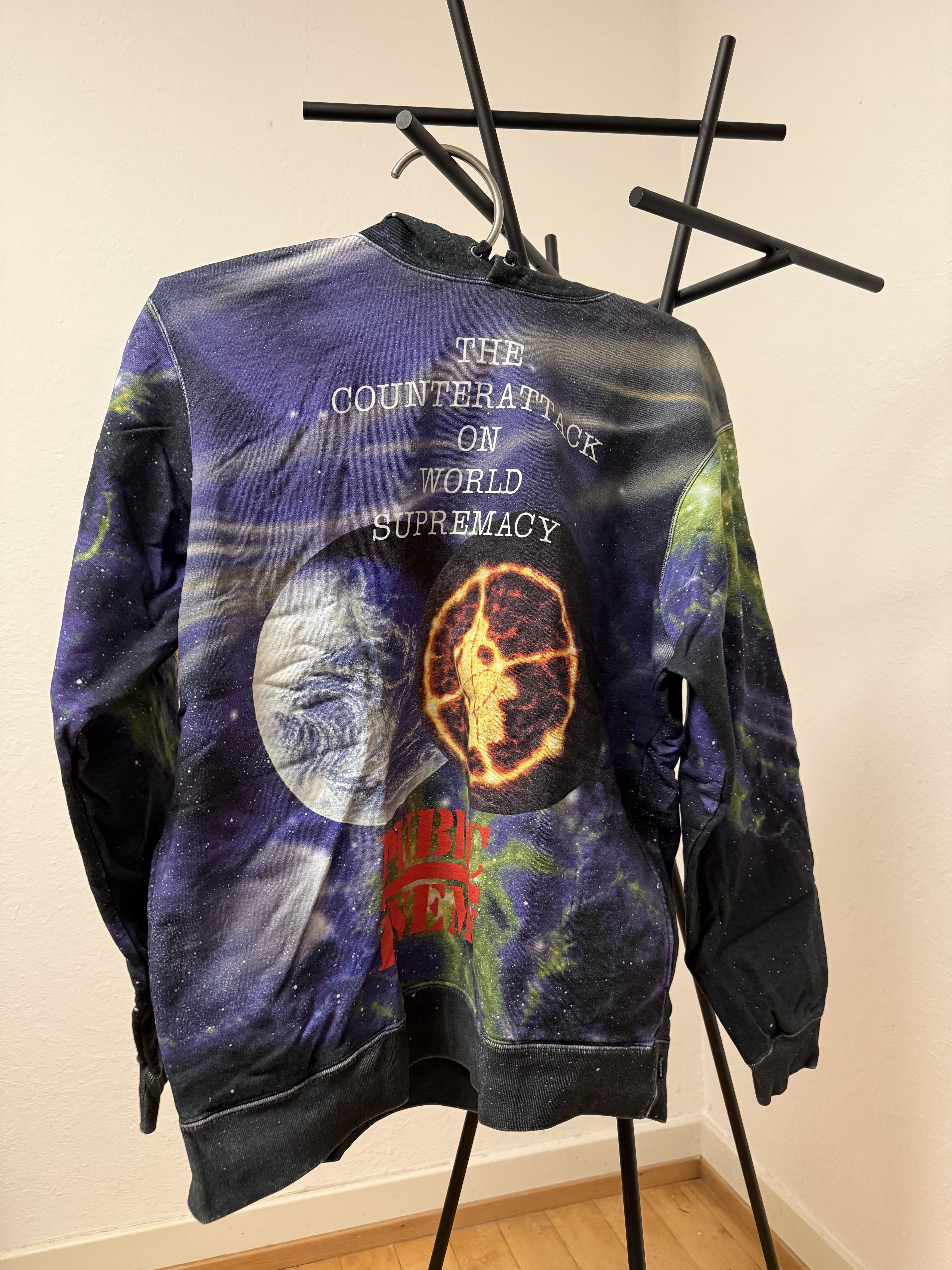 Public Enemy × Supreme × Undercover Supreme®/UNDERCOVER/Public Enemy Hooded Sweatshirt Size US XL / EU 56 / 4 - 3 Thumbnail