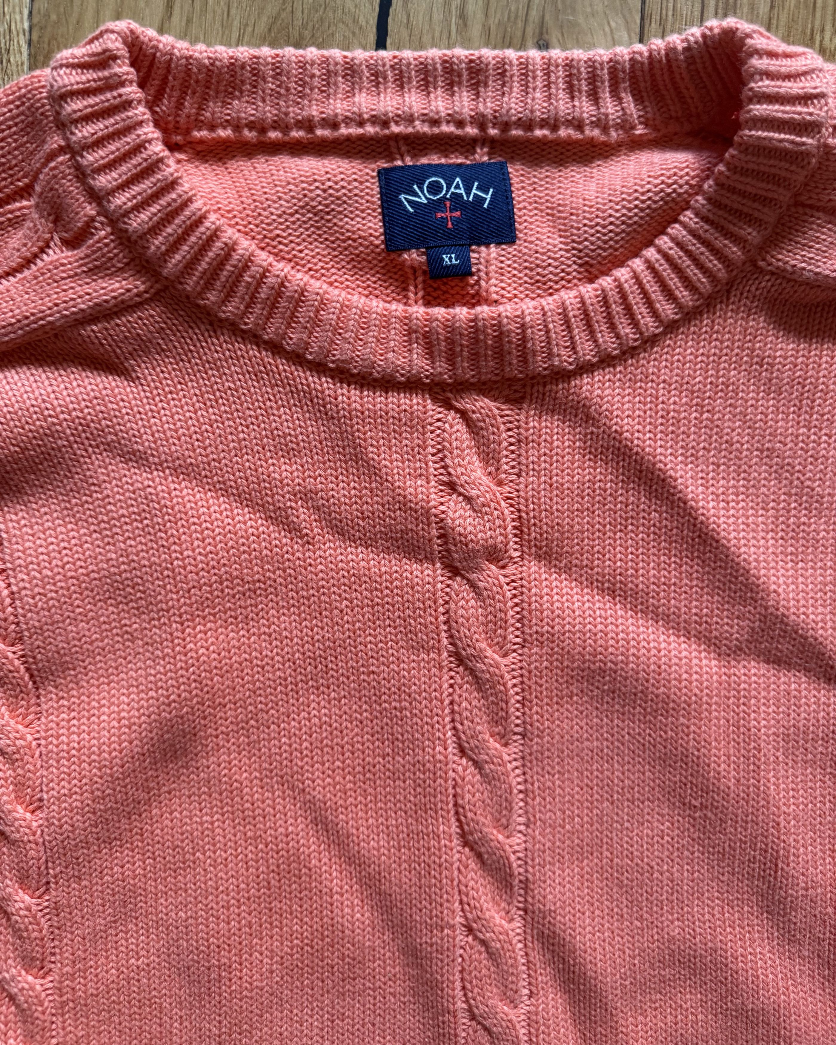 Noah Cable Cotton Sweater Size US XL / EU 56 / 4 - 3 Thumbnail