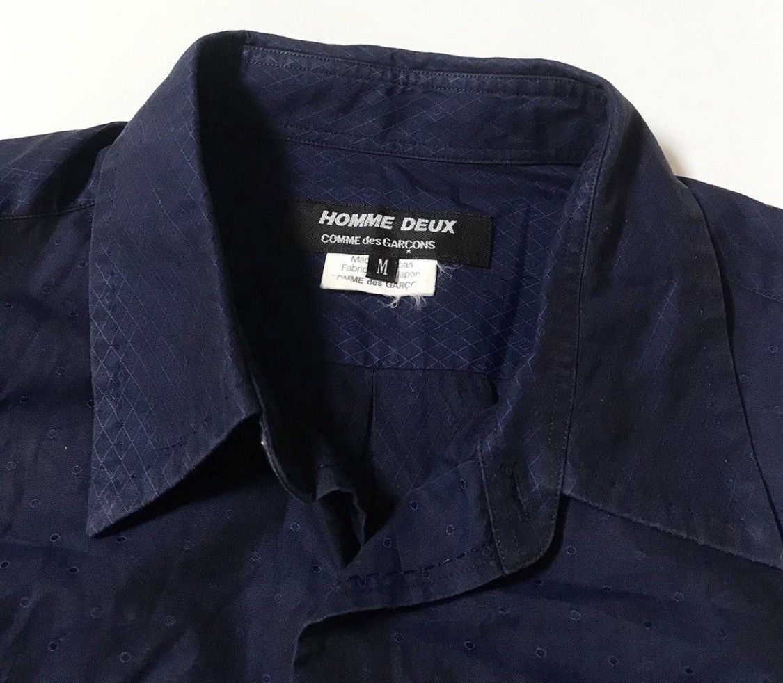 Comme des Garcons Cdg homme deux AD2010 navy button up Size US M / EU 48-50 / 2 - 3 Thumbnail