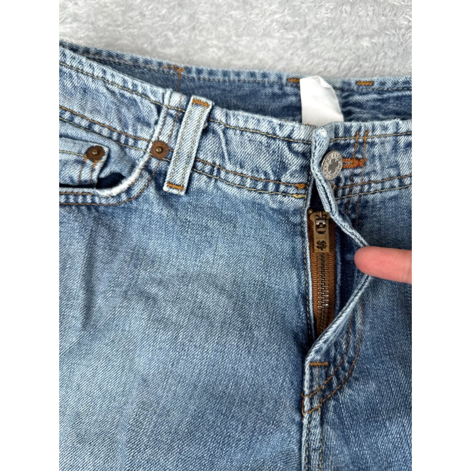 Lucky Brand VINTAGE Lucky Brand Jeans Women 8 Blue Denim Cropped 29x24 Casual Classic 5-Pocket Womens Size 30" / US 8 / IT 44 - 5 Thumbnail