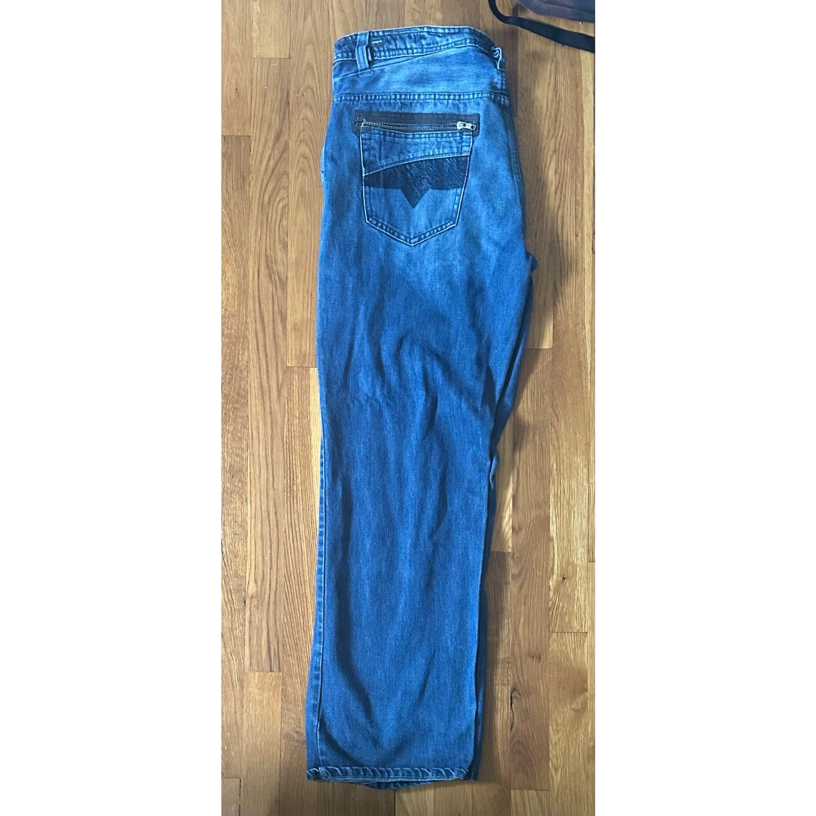 Diesel × Vintage Men DIESEL SLAMMER 71 Slim STRAIGHT Zipper Denim Jeans 38x32 Size US 38 / EU 54 - 5 Thumbnail