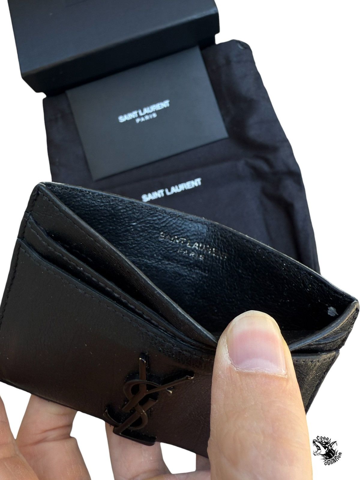 Saint Laurent Paris Saint laurent card holder Size ONE SIZE - 6 Thumbnail