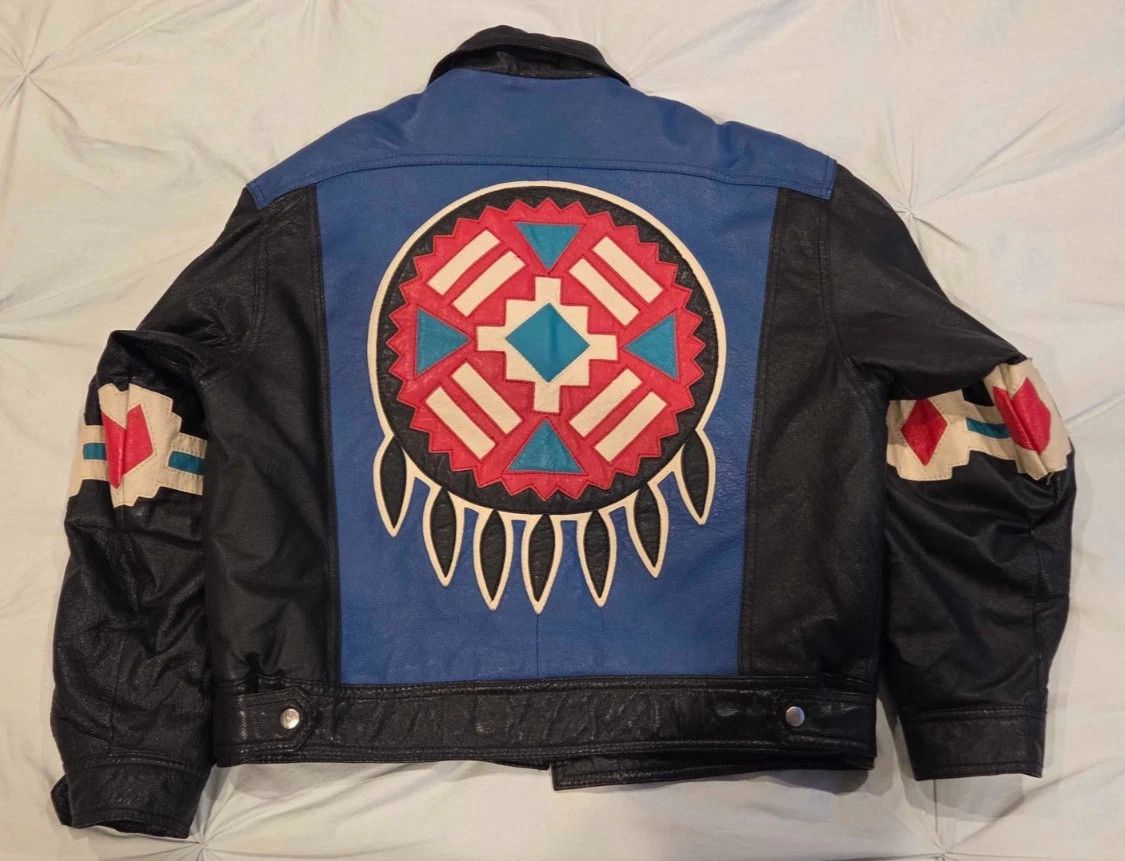 Michael Hoban Michael Hoban “WHERE M I” Southwest-Inspired Leather Jacket Size US M / EU 48-50 / 2 - 1 Thumbnail