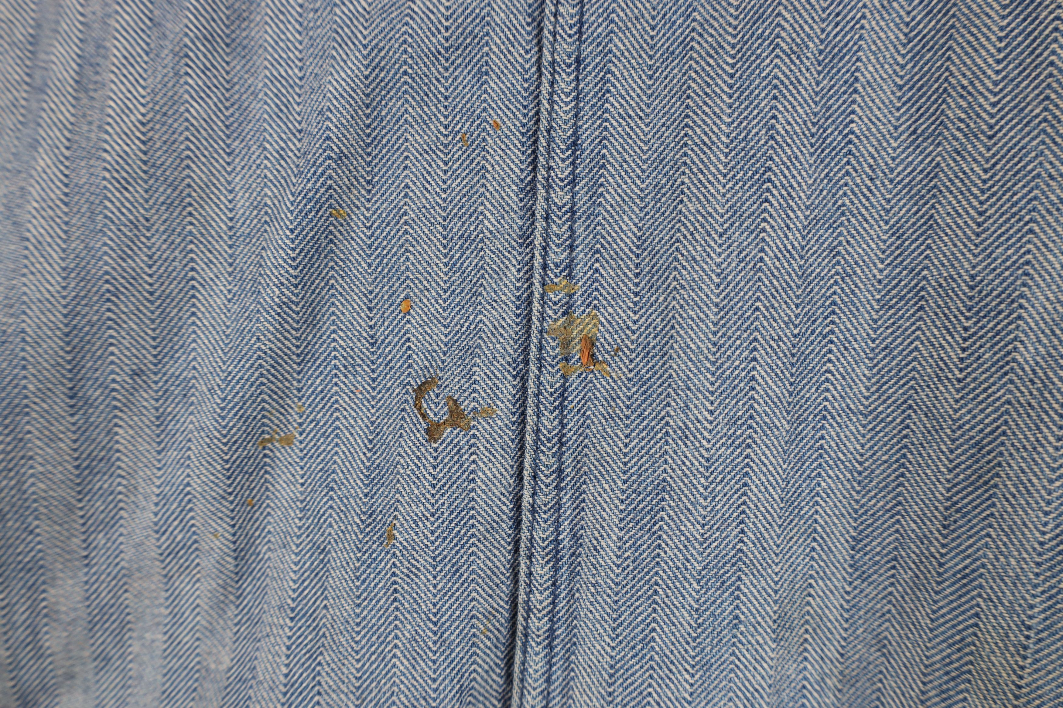 Walls Vintage 70s 80s Walls HBT Herringbone Twill Coveralls Bibs Size US 36 / EU 52 - 21 Thumbnail