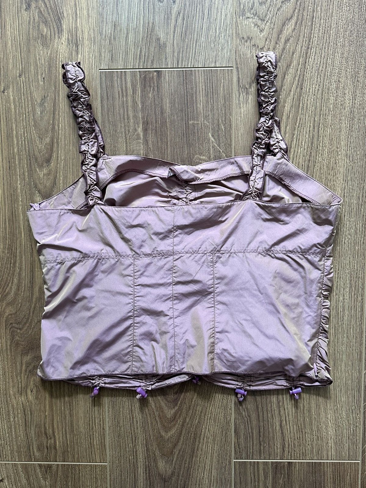 Beauty Beast × If Six Was Nine × Vintage Vintage Nylon Peach Adjustable Tank-Top Size M / US 6-8 / IT 42-44 - 8 Thumbnail
