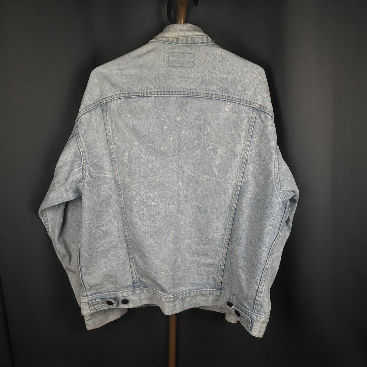 Levi's Vintage Y2K Levi’s Blue Wash Made In USA Denim Jacket Size US L / EU 52-54 / 3 - 7 Thumbnail