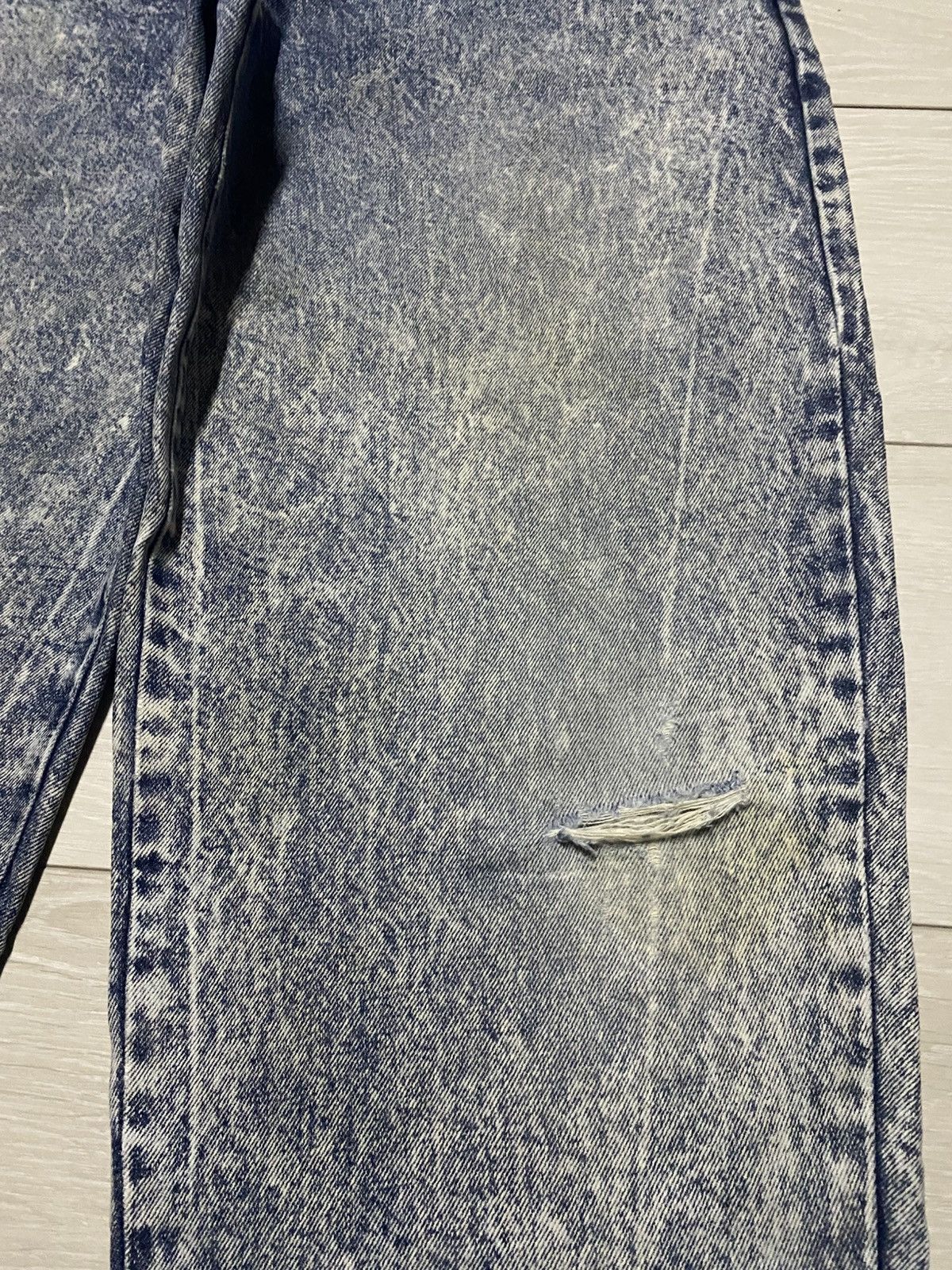 Japanese Brand Vintage Japanese Brand Wendy Acid Wash Tappered Leg Jeans Size US 32 / EU 48 - 8 Thumbnail
