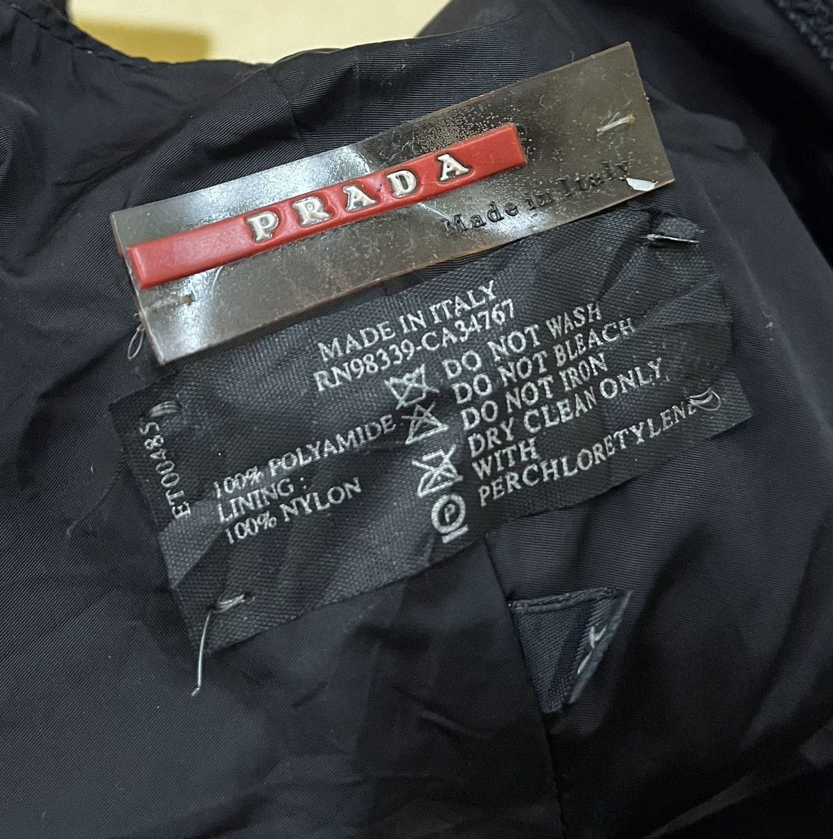 Prada Rare🔥PRADA Nylon Made in Italy Snapback Size ONE SIZE - 17 Thumbnail