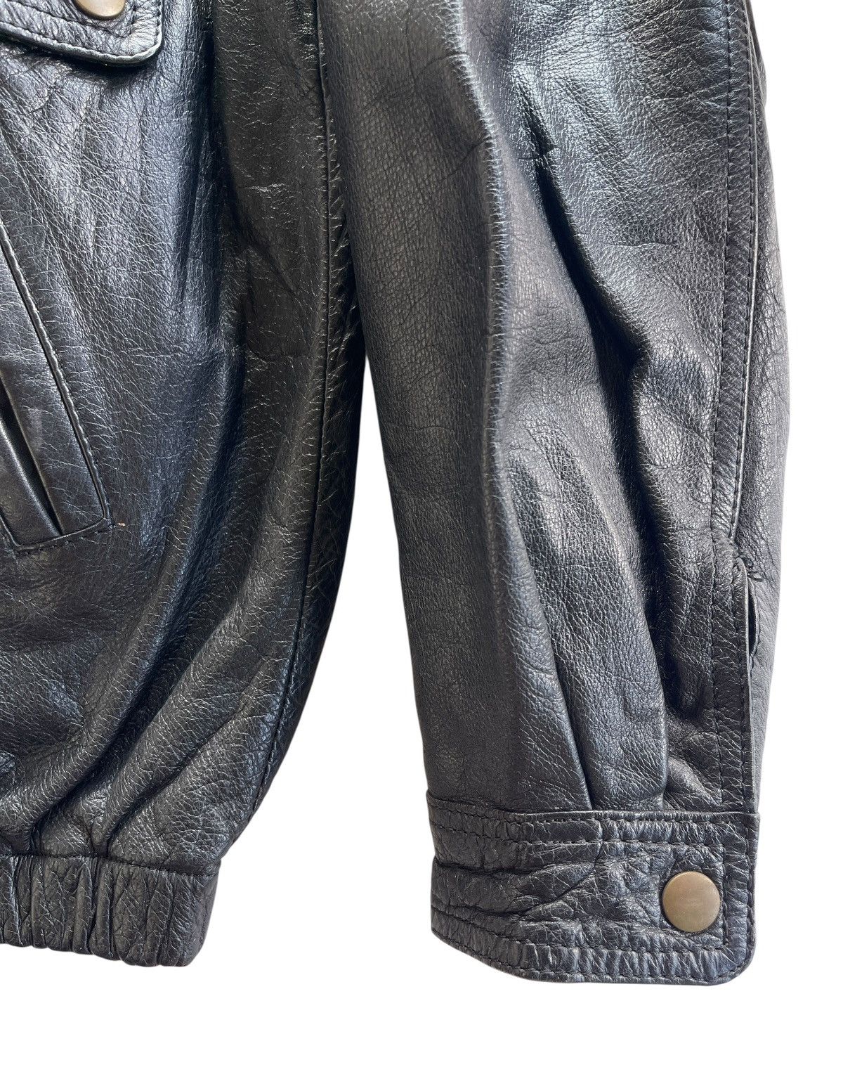 Vintage Bugatti G-1 Blouson Cowhide Leather Boa Collar Jacket Size US L / EU 52-54 / 3 - 16 Thumbnail