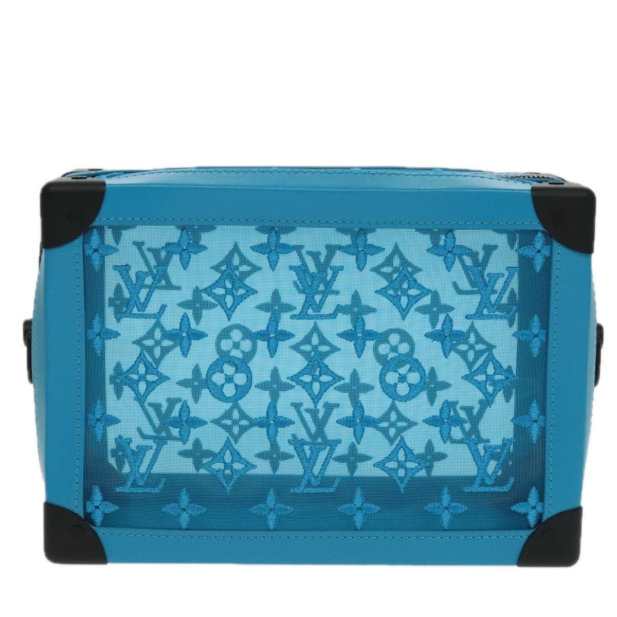 Louis Vuitton LOUIS VUITTON Monogram Mesh Soft Trunk Bag Light Blue M45074 Size ONE SIZE - 13 Thumbnail
