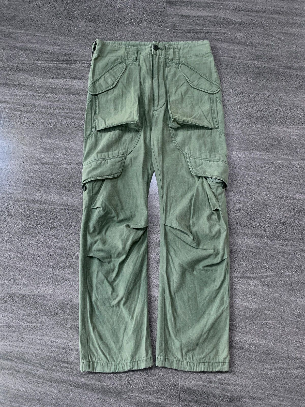 CABANE de ZUCCa × Issey Miyake Multi Pocket Cargo Pants Size US 30 / EU 46 - 2 Thumbnail