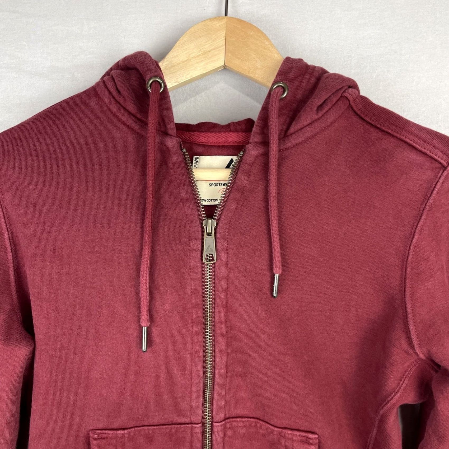 Vintage American Giant Hoodie Womens Small Purple Zip Up Heavyweight Jacket Made In USA Size S / US 4 / IT 40 - 4 Thumbnail