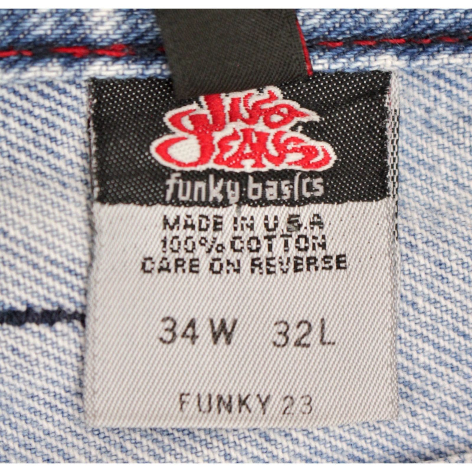 JNCO JNCO Jeans Men's VTG 1990s Wide Leg Sz 33x32 Blue 90s Basics Mens Size US 33 - 5 Thumbnail