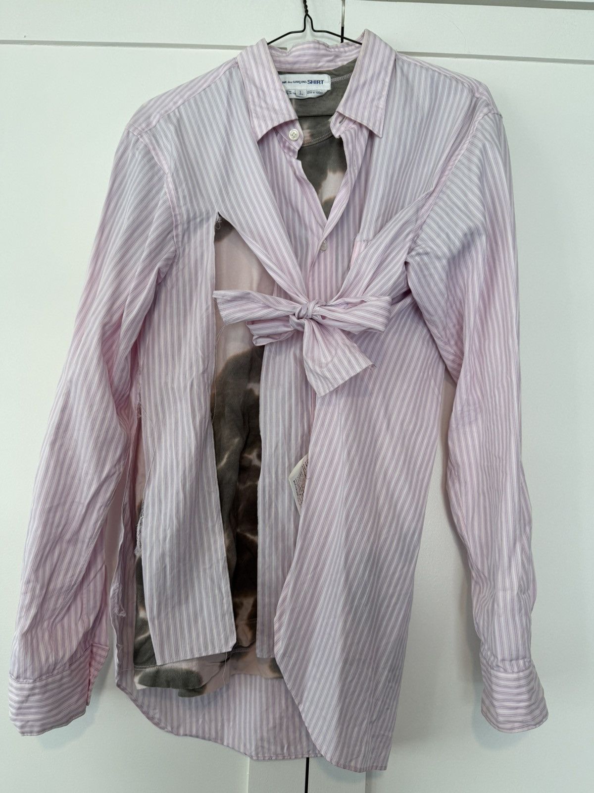 Comme des Garcons Homme Plus Comme des garcons homme plus destroyed shirt Size US S / EU 44-46 / 1 - 5 Thumbnail