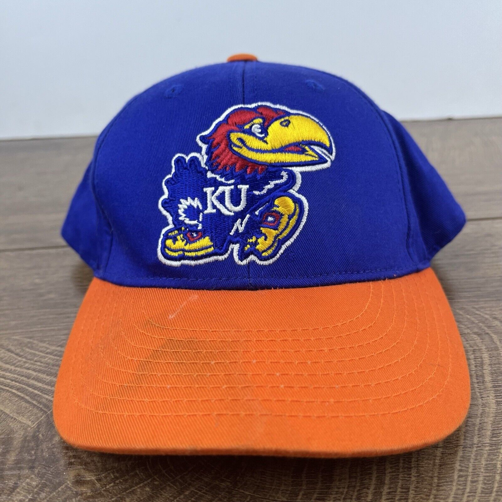 Other Kansas Jayhawks Hat KU Jayhawks Blue Cap Adjustable Blue Adu Size ONE SIZE - 3 Thumbnail