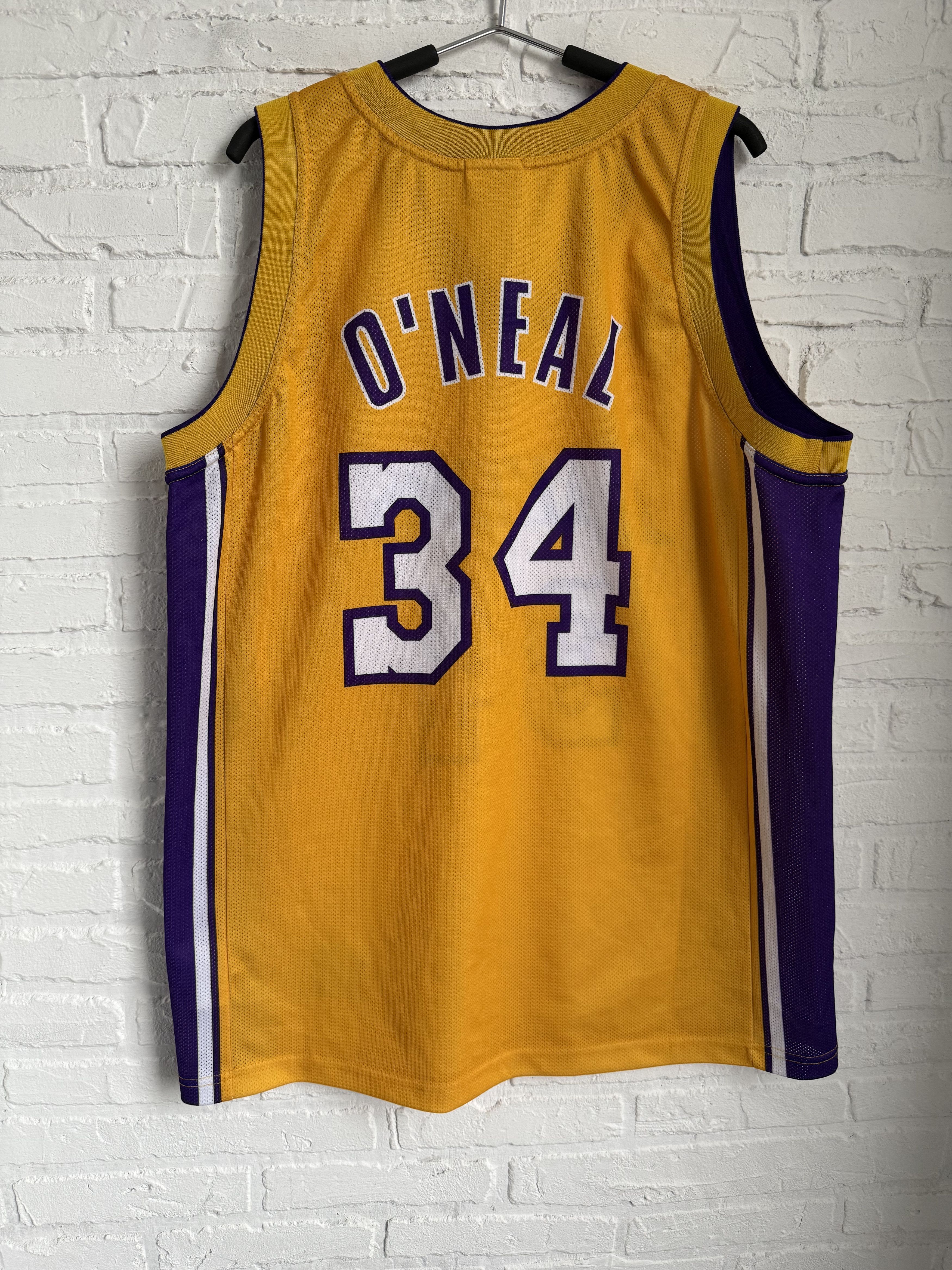 Champion Vintage 90s Champion NBA Los Angeles Lakers O’Neal Jersey Size US XL / EU 56 / 4 - 2 Thumbnail