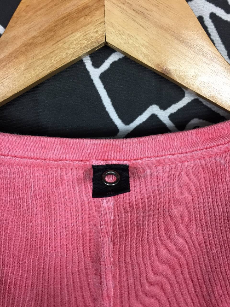 Japanese Brand × wjk Wjk Japanese Avantgarde Cut Edge Basic Plain Henley Neck Tee Size US L / EU 52-54 / 3 - 9 Thumbnail