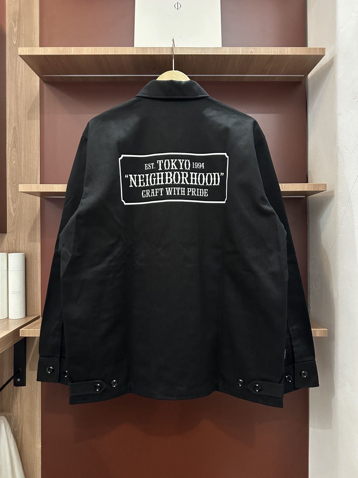 Neighborhood Neighborhood Drizzler/ec-jkt - 2021 "Black" Large Size US L / EU 52-54 / 3 - 1 Thumbnail