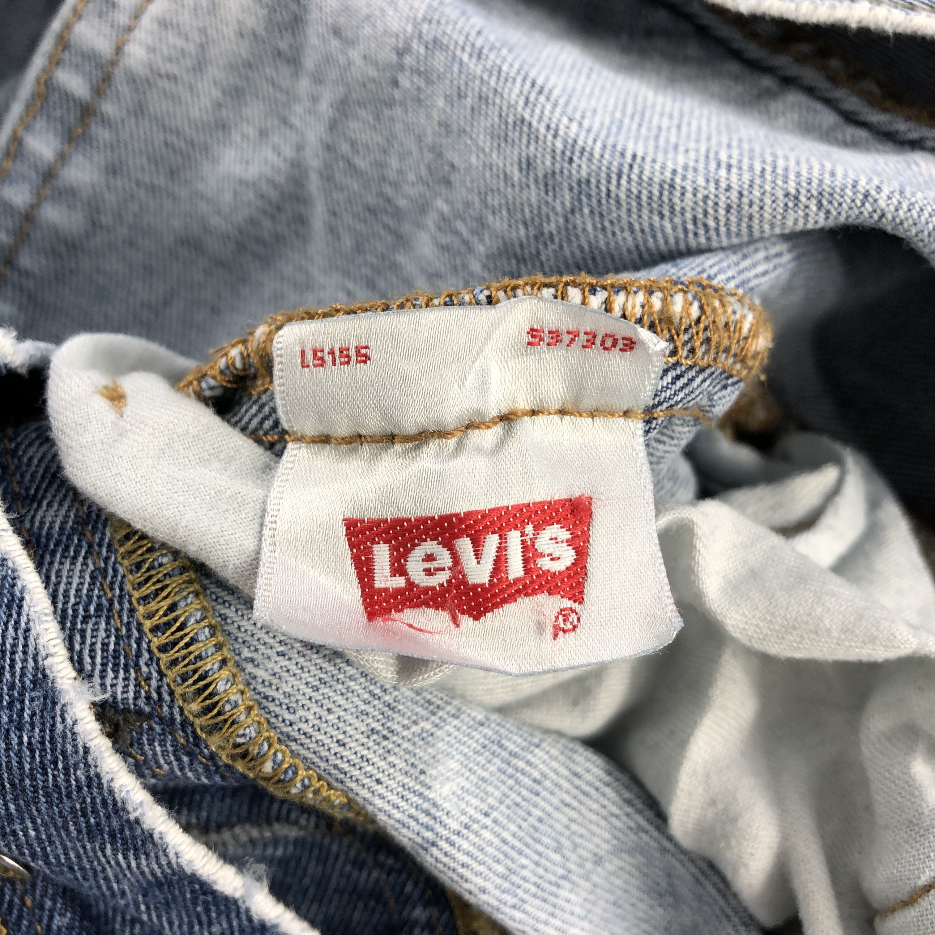 Levi's Vintage Light Wash Levis 501 Jeans- J1366 Size US 37 - 13 Thumbnail