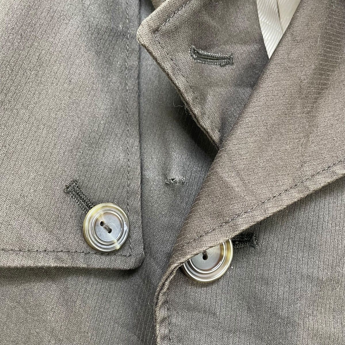 Japanese Brand 🔥Tornado Mart Japan Trench Coat Distressed Faded Jacket Size US S / EU 44-46 / 1 - 6 Thumbnail