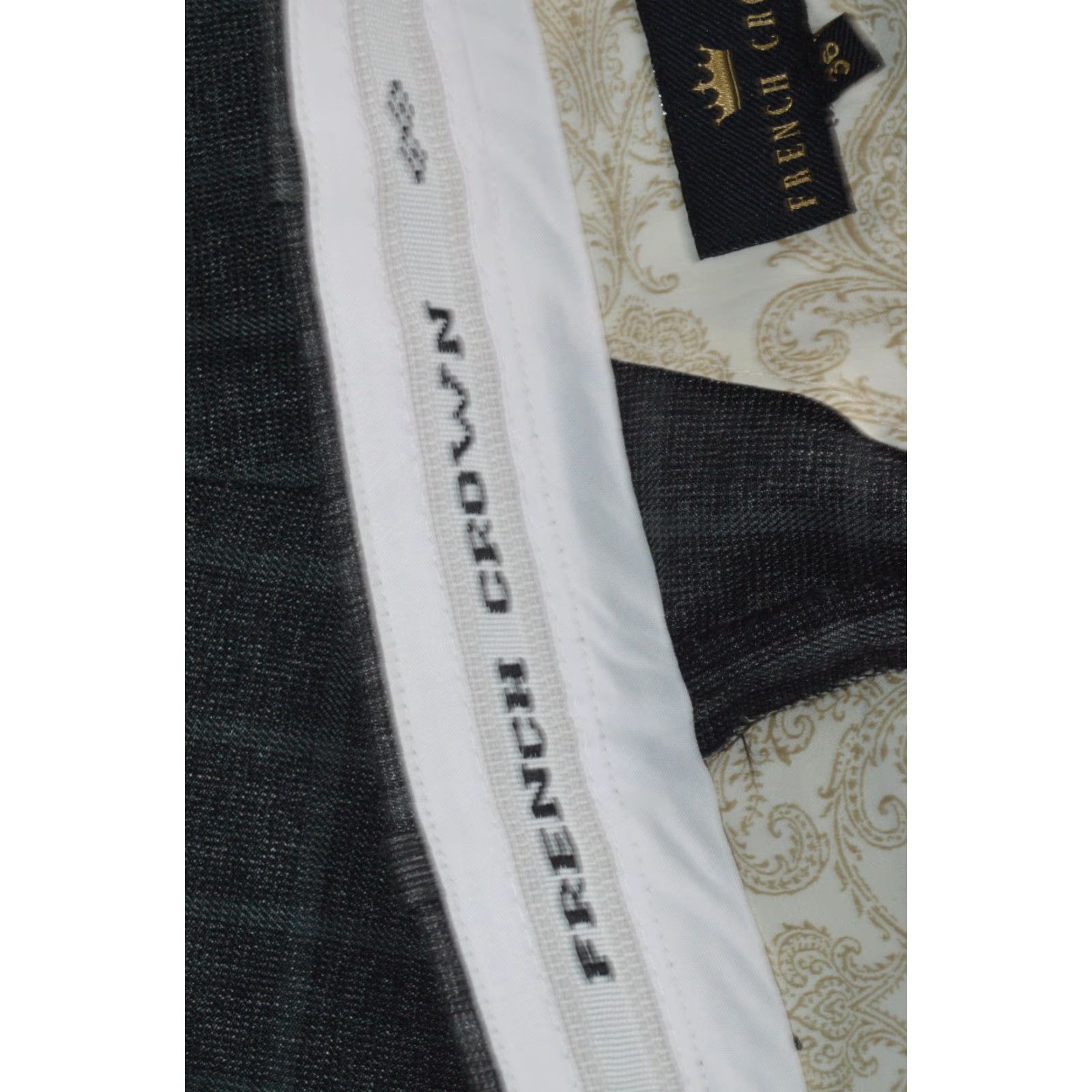 Vintage French Crown Mens Pants 36/31 Regular Inseam 25 in Brown Gray Plaid Dress Pants Casual Preppy 30 in Waist Vintage No Size US 30 / EU 46 - 7 Thumbnail