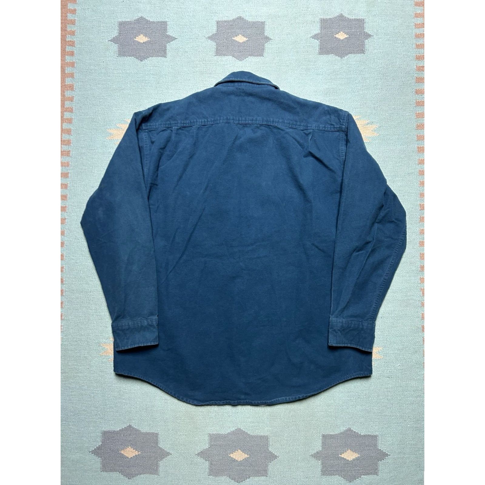 Vintage VINTAGE Cabela's long sleeve button shirt deerskin chamois deer blue XL tall Size US XL / EU 56 / 4 - 6 Thumbnail