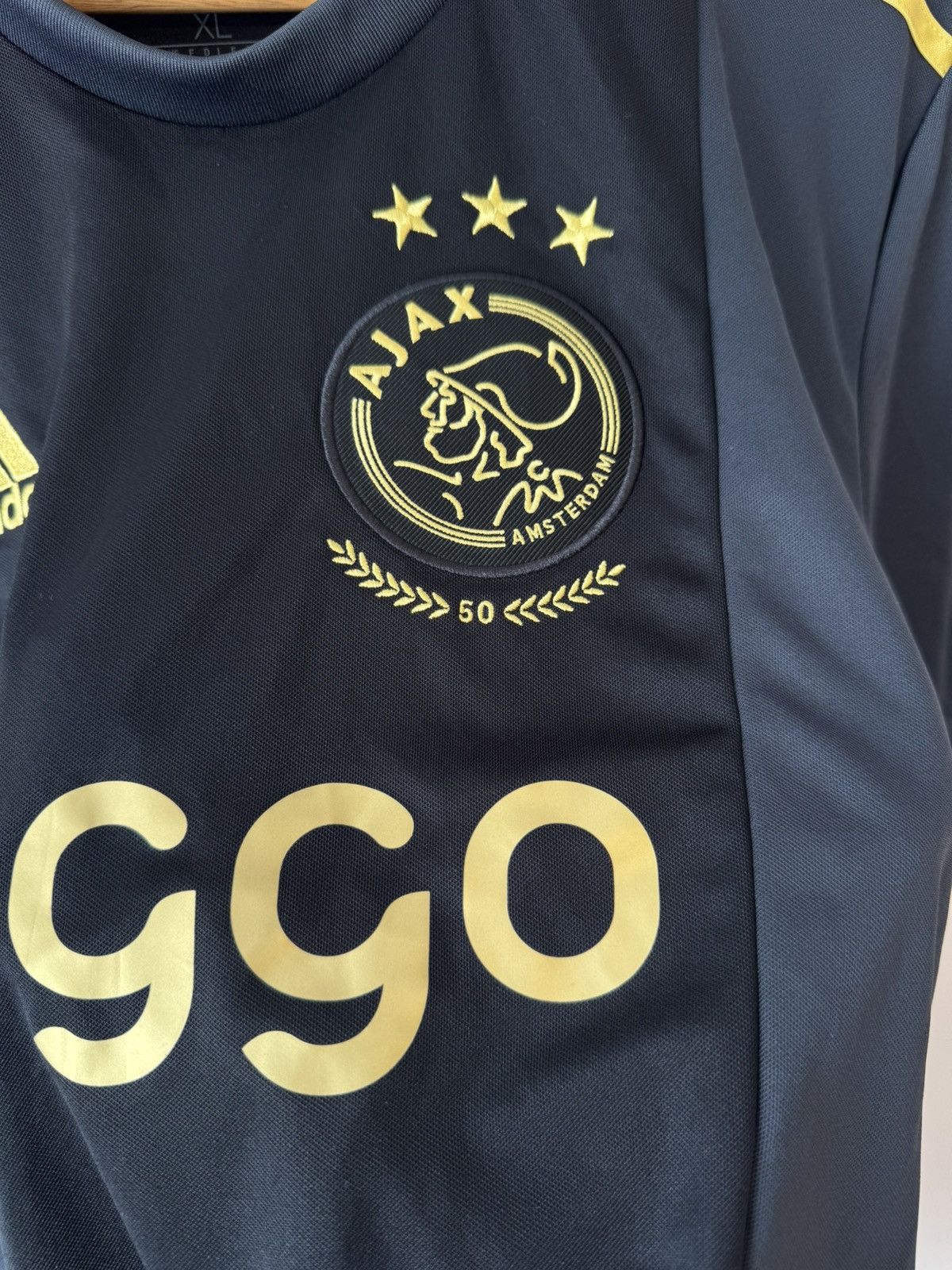 Adidas Ajax 2020-2021 Third 50th Anniversary Soccer Jersey Shirt Size US XL / EU 56 / 4 - 8 Thumbnail