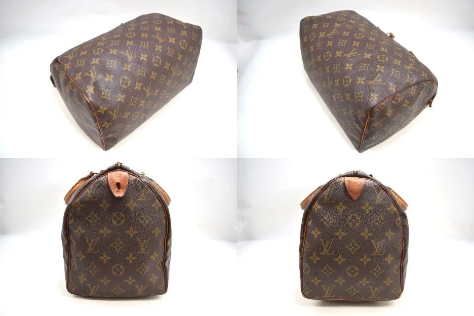 Louis Vuitton Auth Louis Vuitton Speedy 30 Hand Bag Monogram Canvas M41526 Size ONE SIZE - 4 Thumbnail