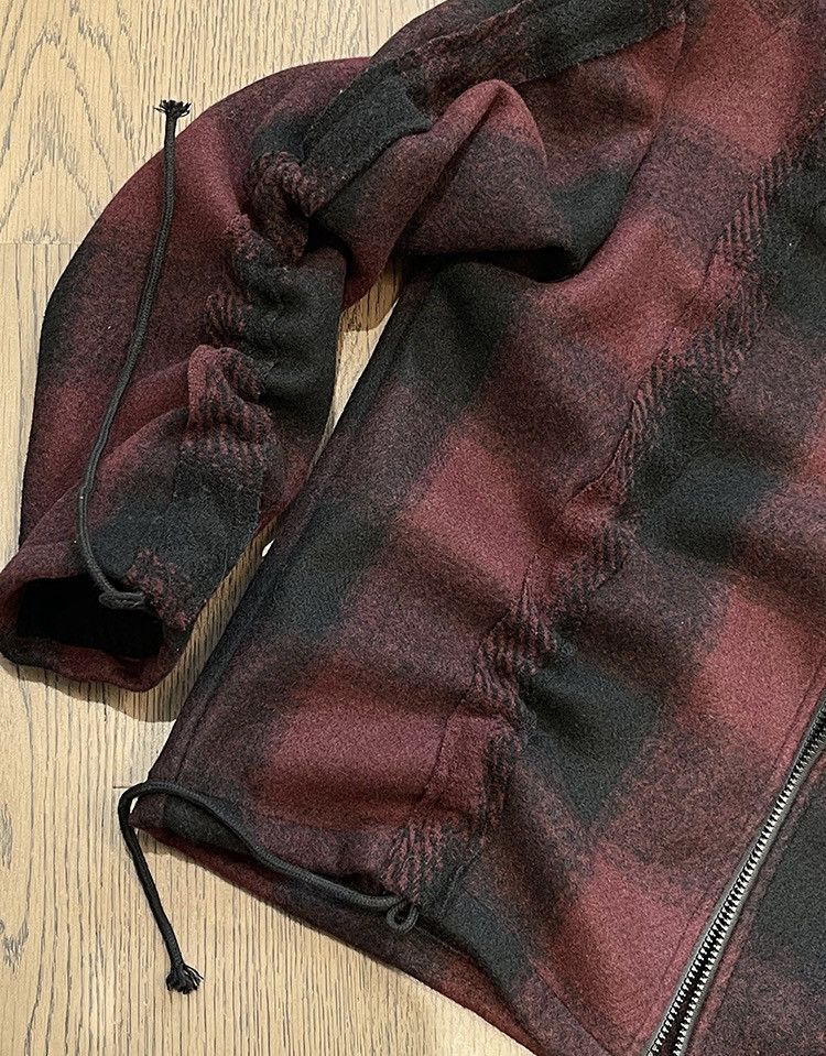 Japanese Brand × Vintage Retro outdoor fashion plaid check ruched jacket Size US XL / EU 56 / 4 - 8 Thumbnail