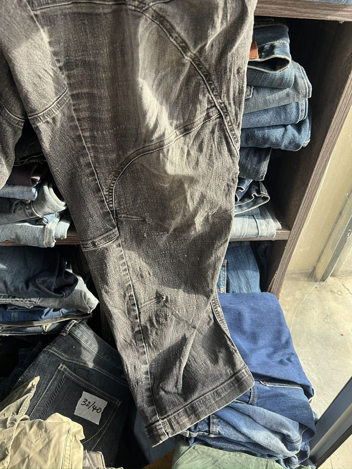 Dickies 🔥Vintage Dickies Distressed Denim Cargo Pant Size US 41 - 8 Thumbnail