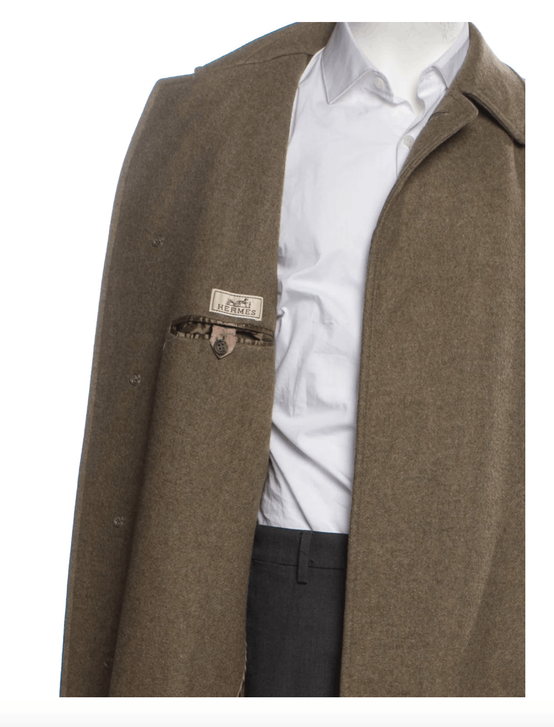Hermes Hermes Cashmere Overcoat Size US M / EU 48-50 / 2 - 4 Thumbnail