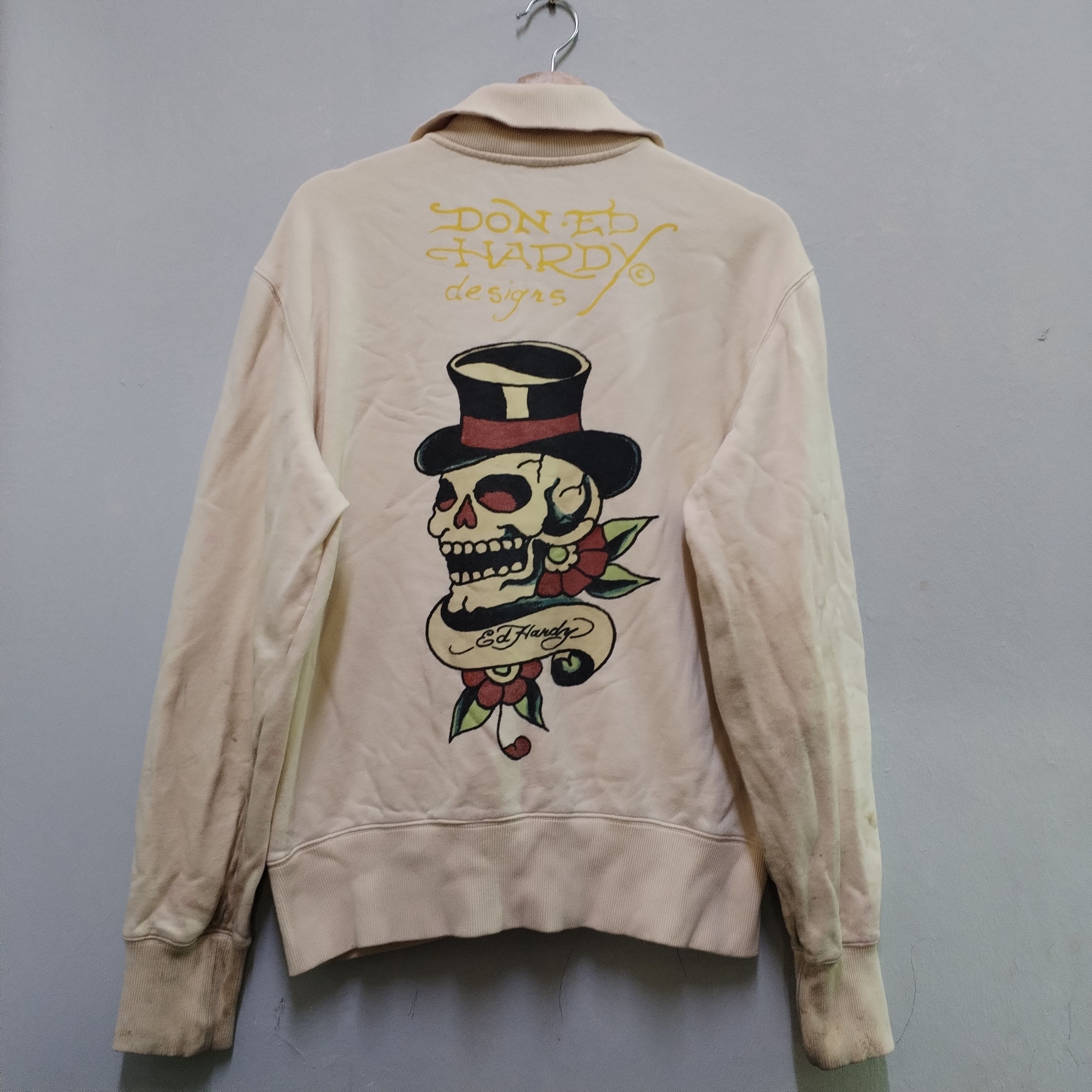 Vintage Thrashed Sun Faded Ed hardy Distressed Grunge Band Size US M / EU 48-50 / 2 - 2 Thumbnail