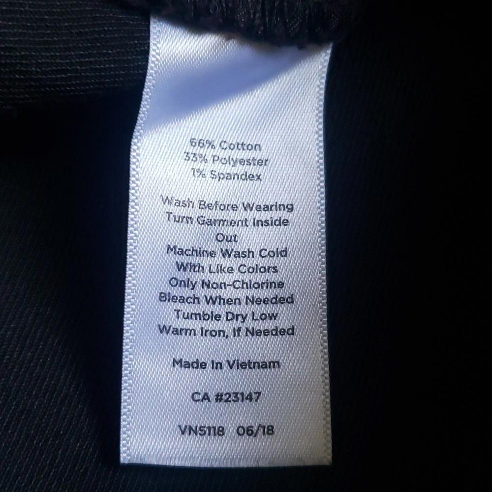 Designer CT1471 Talbots Flawless High Rise Barely There Black Jean 10 Size 32" / US 10 / IT 46 - 6 Thumbnail