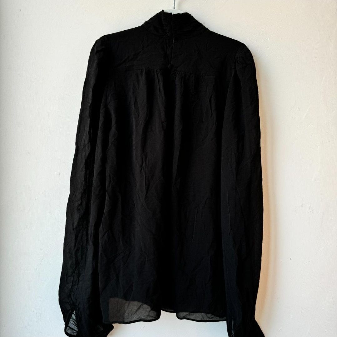 Saint Laurent Paris saint laurent tie blouse Size M / US 6-8 / IT 42-44 - 2 Thumbnail