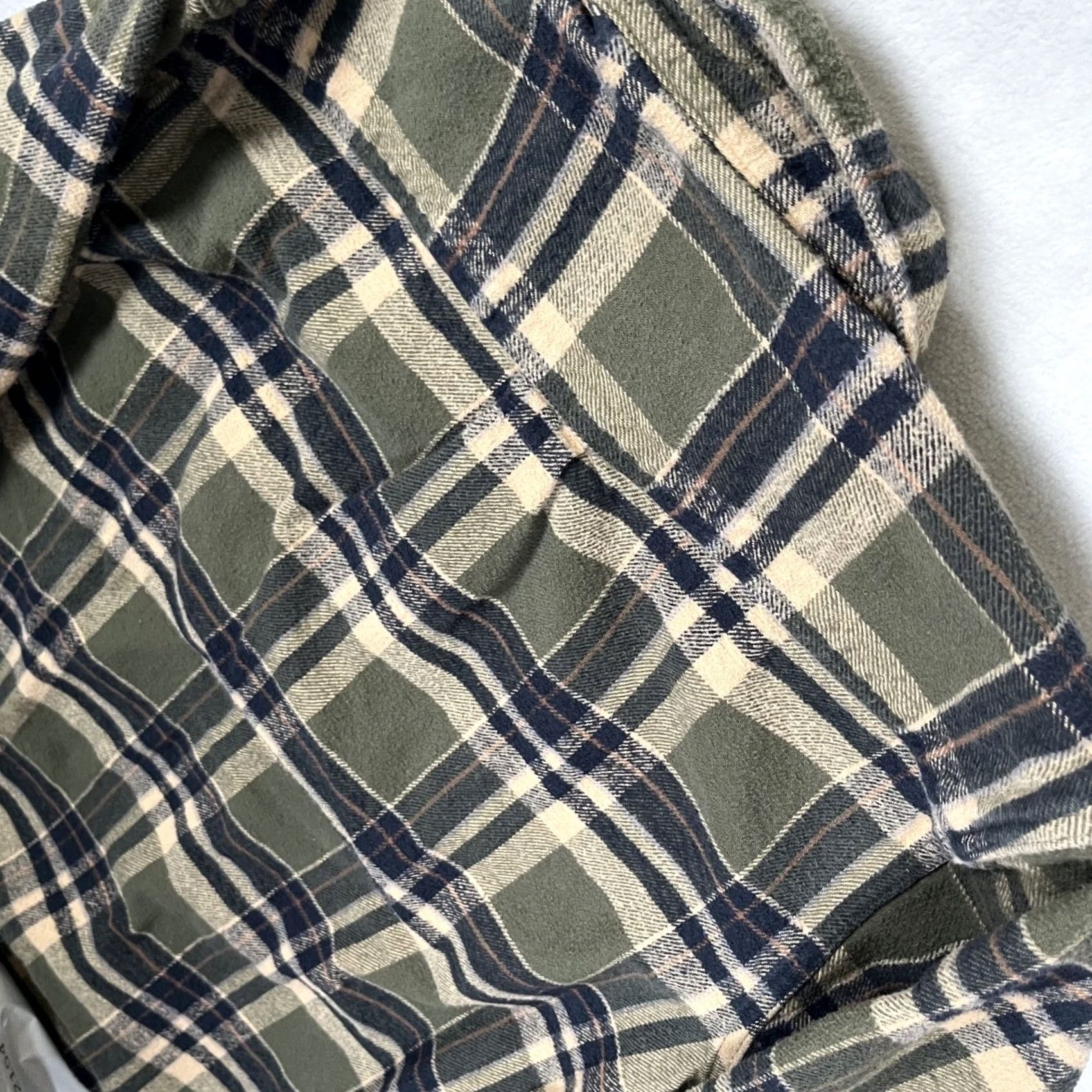 Vintage Field & Stream Shirt Mens Medium Green Plaid Flannel Lined Long Sleeve Button Up Size US M / EU 48-50 / 2 - 7 Thumbnail